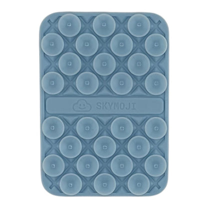 SKYMOJI  Double-Sided Silicone Suction Cup Phone Holder – Universal Reusable Mount for Mirrors, Glass, Tiles & Smooth Surfaces – Hands-Free Stand for iPhone & Android